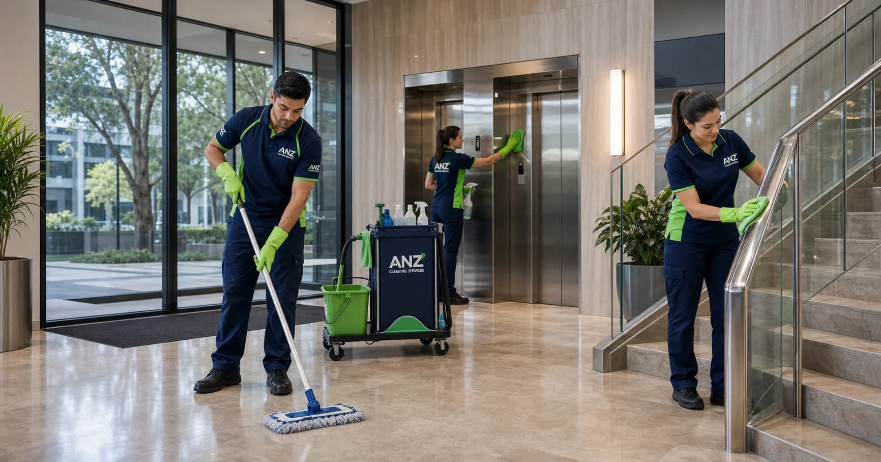 Strata cleaning Silverwater — common area lobby and car park cleaning for strata complexes