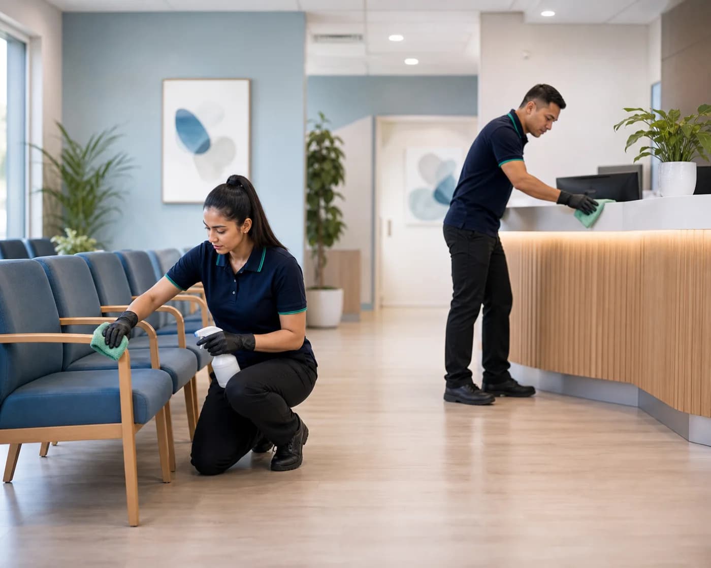 Medical waiting room cleaning Silverwater — ANZ