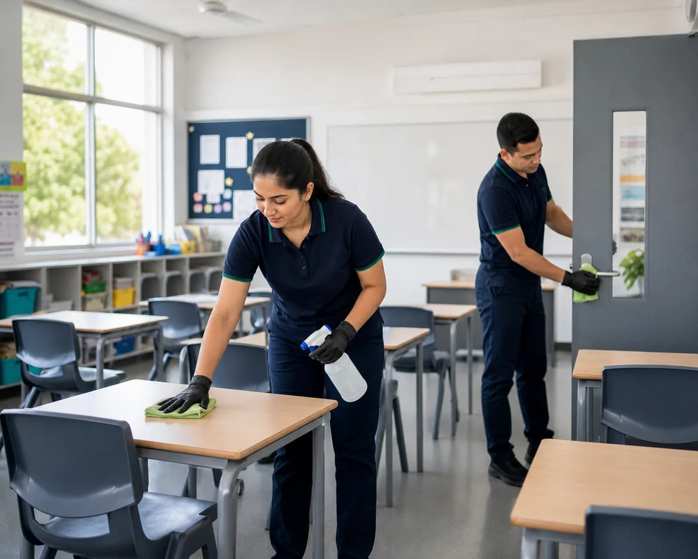 School classroom cleaning Silverwater Western Sydney — ANZ