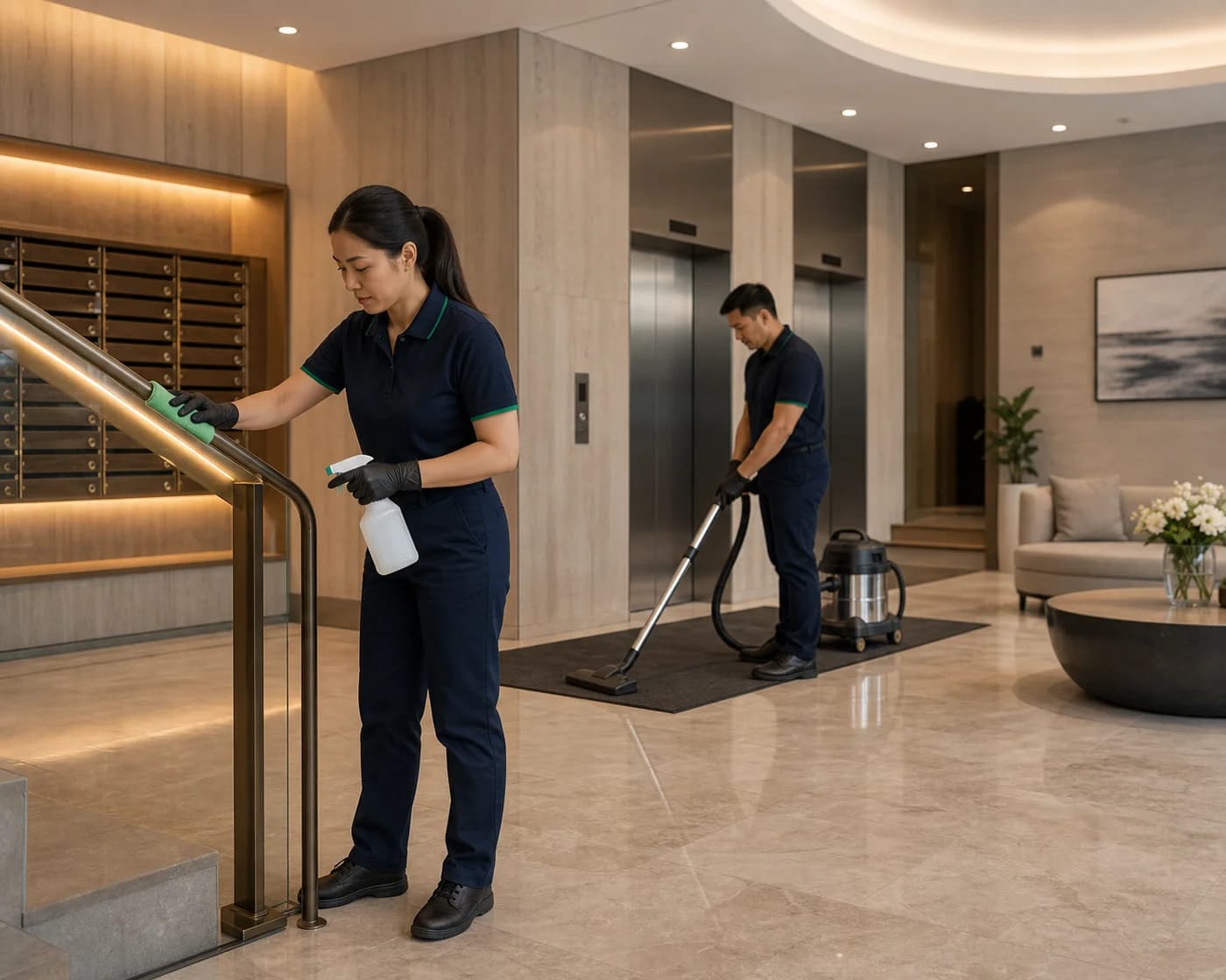 Strata foyer lobby cleaning Silverwater Wentworth Point — ANZ