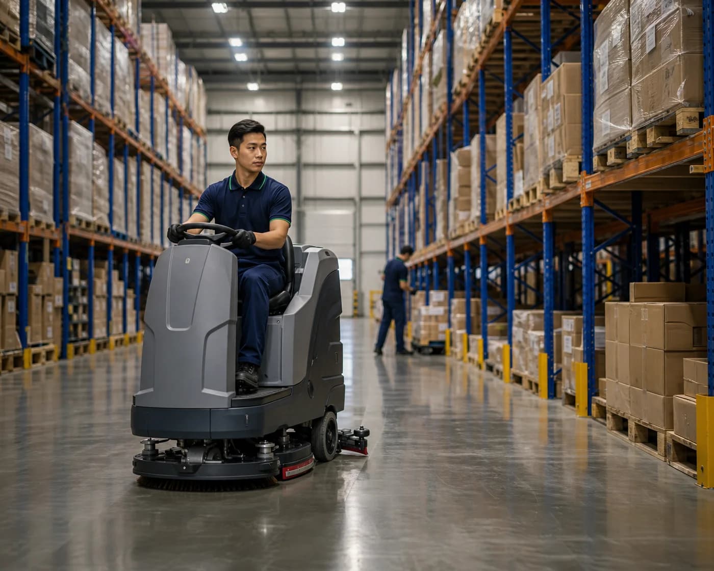 ANZ industrial cleaning Silverwater — factory floor scrubbing and warehouse cleaning
